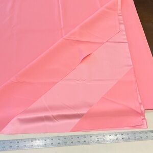 Bubble Gum Pink satin Fabric 1 1/3 yard.
